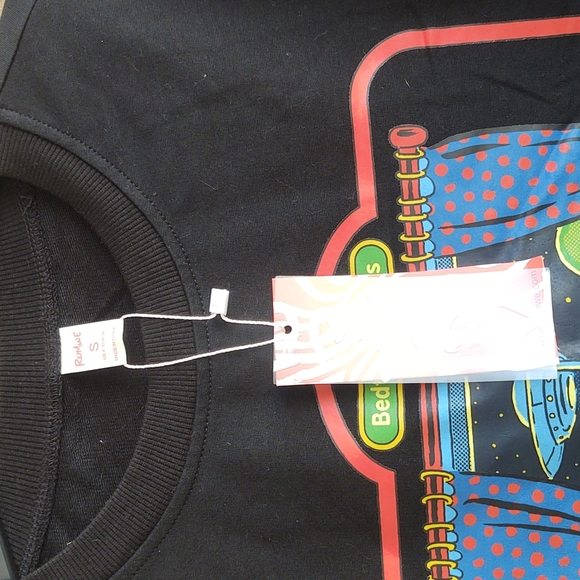 ROMWE X Stevenrhodes Colorblock Figure Letter Graphic Sweatshirt - Picture 5 of 5